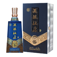 [酒厂自营]浓香型酒祖杜康酒15窖区500mL50度白酒 50年窖龄白酒酒自饮酒中秋礼品酒