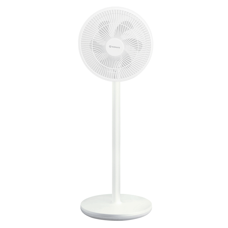 艾美特AIRMATEmini 电风扇家用风扇节能省电台式大风量可摇头遥控卧室客厅轻 落地扇 白色 LPF07!高清大图