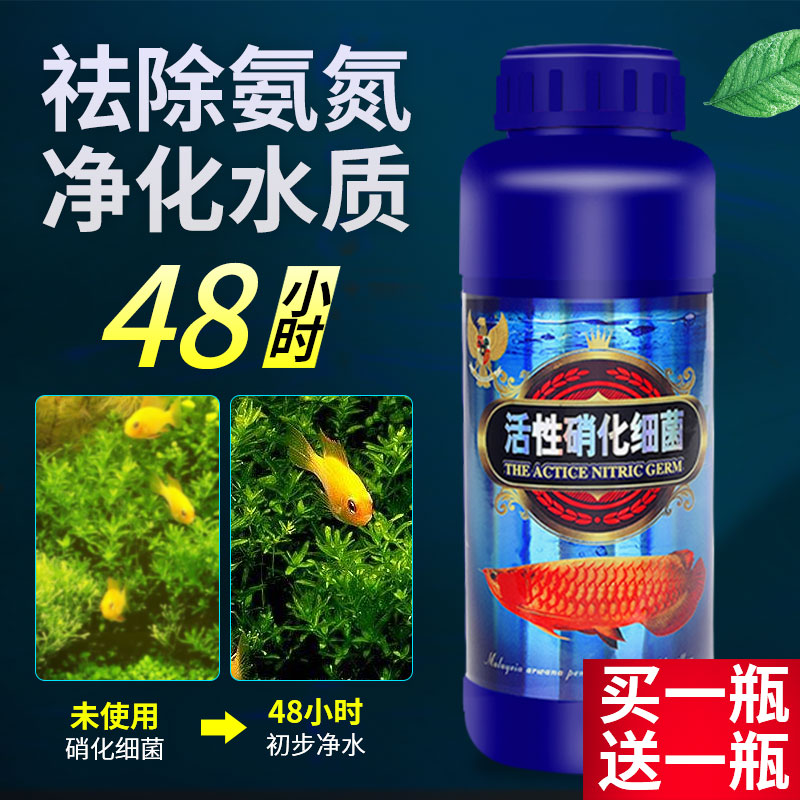 硝化细菌细菌鱼缸净水剂鱼缸水质净化剂硝化菌养鱼水族用品高清大图