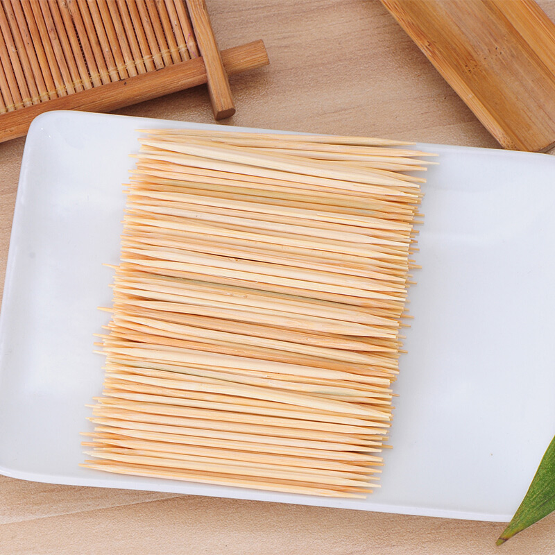 宜洁 一次性量贩装双头竹牙签 约1700支(内装1x8包)Y-9893高清大图