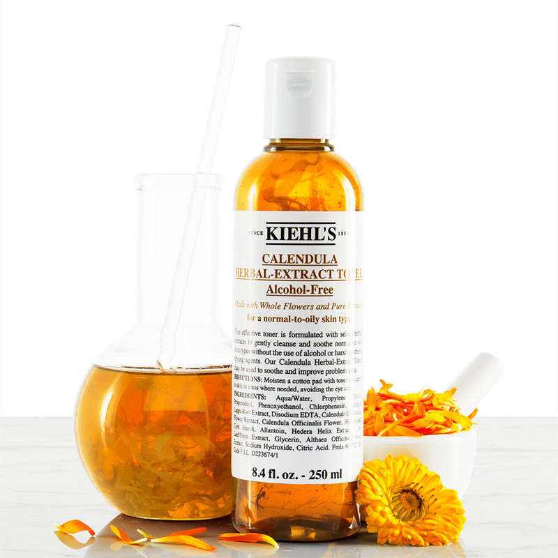 (Kiehl’s)科颜氏金盏花爽肤水500ml 植萃化妆水柔肤水 修护泛红 敏感去闭口 舒缓肌肤高清大图