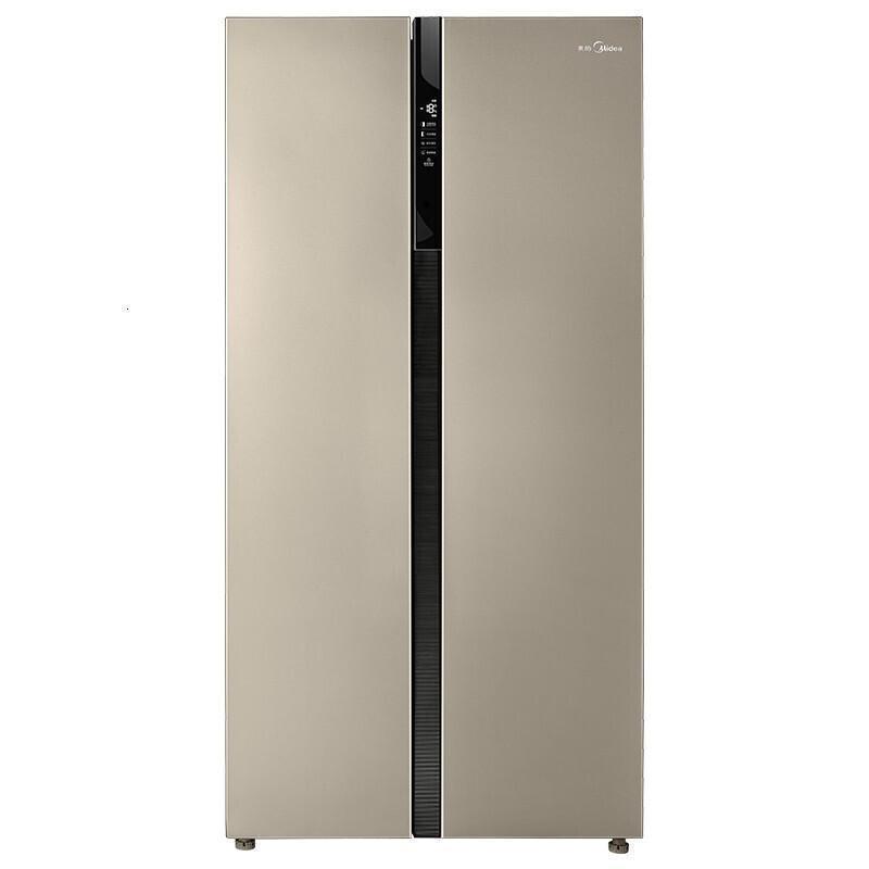 美的(Midea) 对开双开风冷527升家用大容量 电冰箱BCD-527WKM(ZG)芙蓉金