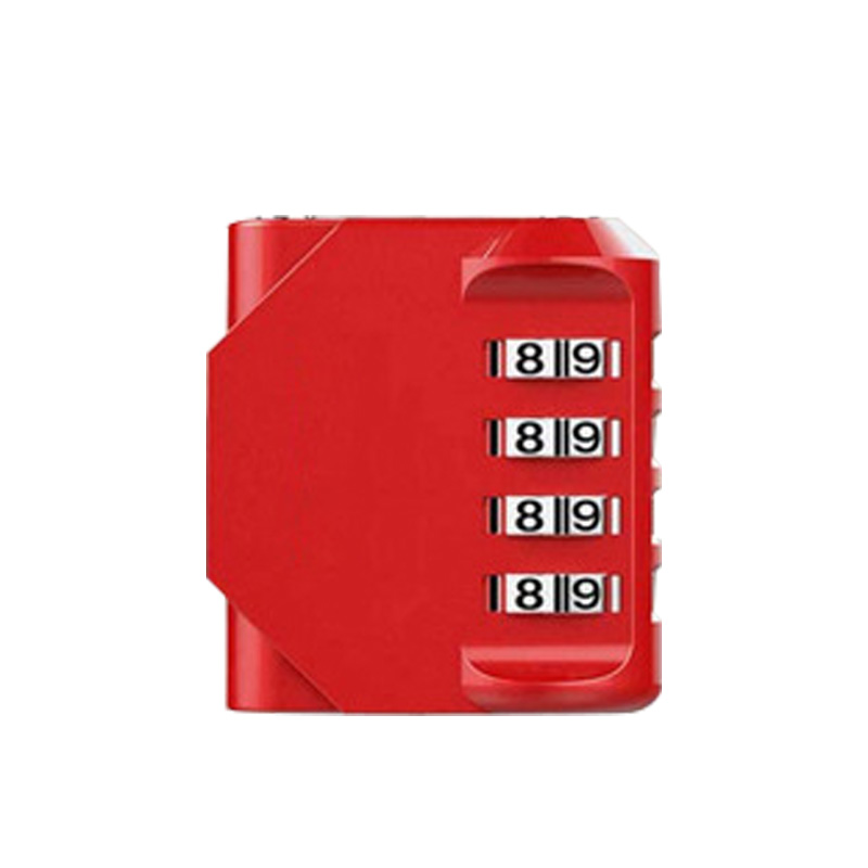 苏识 ZCB434红 四位密码锌合金 密码锁挂锁 (计价单位:个) 红色高清大图