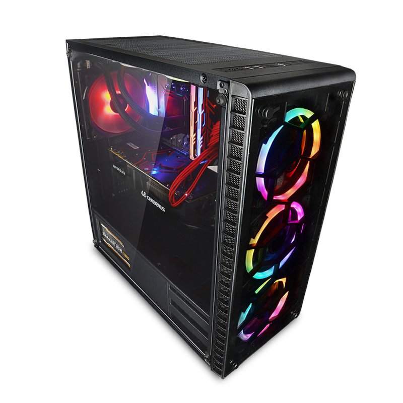 宁美国度 i5 9400F/i7 8700/1660 6G/ 24/27英寸 曲面屏 DIY水冷组装机吃鸡游戏台式电脑