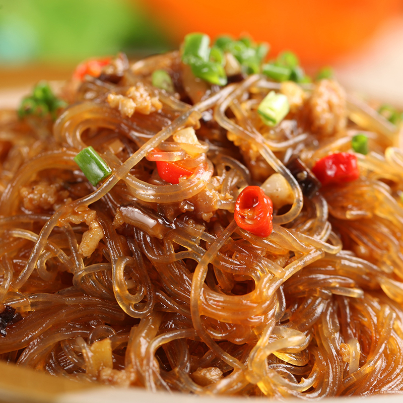 鲁珍 纯绿豆粉丝160gX4袋 方便粉丝凉拌火锅食材 龙口粉丝酸辣粉蒜蓉扇贝花甲粉