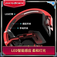 DXRACER英格瑞玛 红色电竞椅 电脑座舱赛车椅 老板椅 肥宅快乐椅子