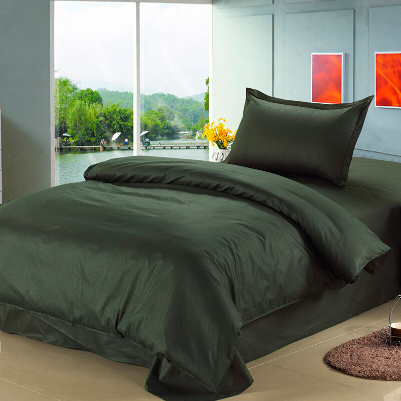 煊煜 军绿色床品套装 1.0米床适用 套高清大图