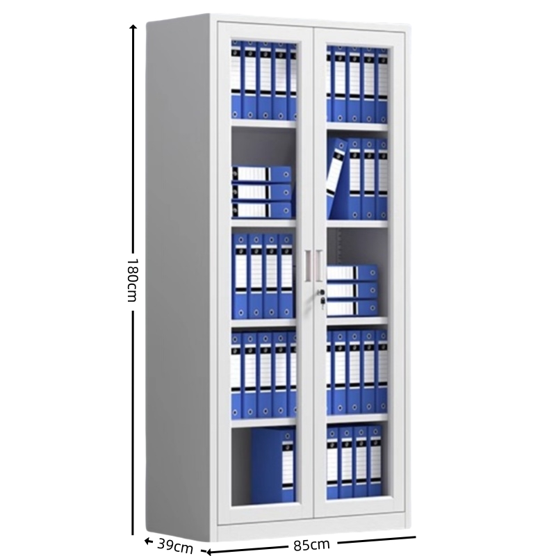 芙首泰文件柜通玻5层850*390*1800mm台高清大图