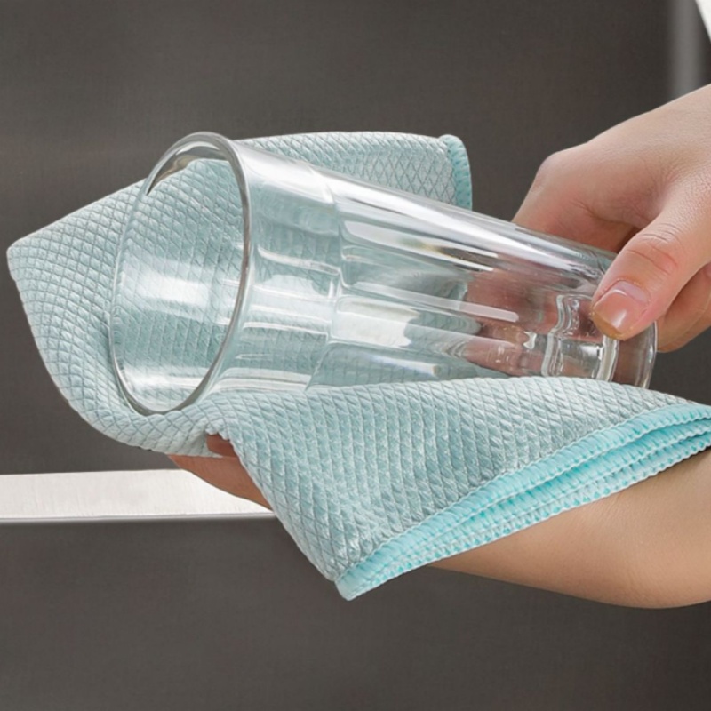 洁能尚 JNS0432 30*40cm 5块/包 鱼磷 抹布(计价单位:包)蓝色高清大图