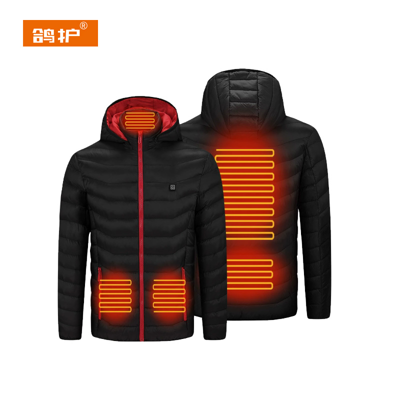 鸽护 加热棉服 MJ639-单控5区 件高清大图