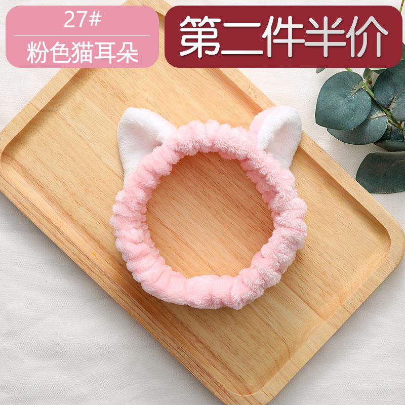 专用浴帽发膜专用护理浴帽发膜专用焗油发帽女洗澡用可爱 三维工匠 13#蓝色小猫高清大图