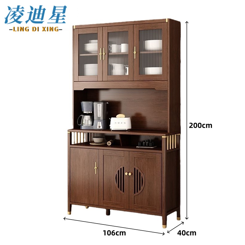 凌迪星餐边柜 置物柜106*40*200cm 个