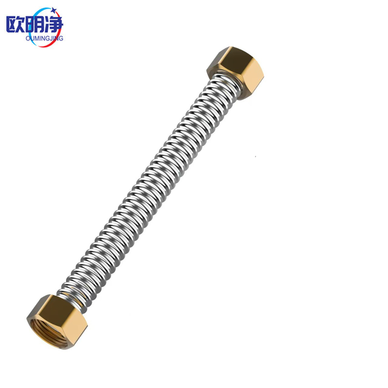 304不锈钢耐高温铜帽波纹管软管 DN25*40CM 根