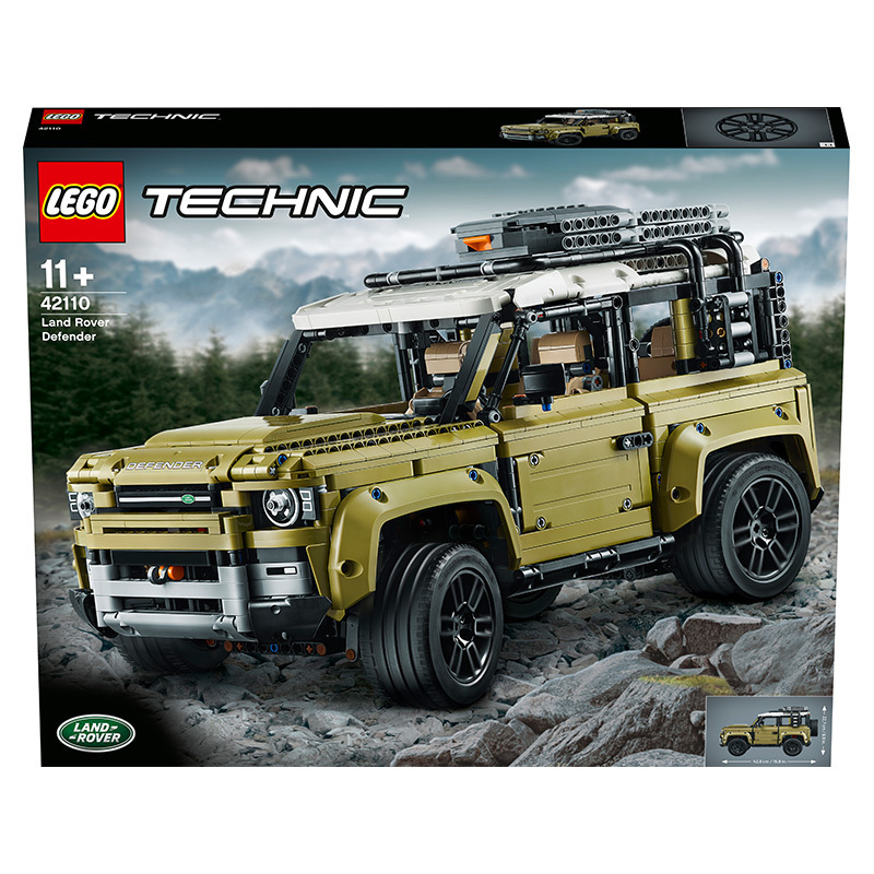 LEGO乐高机械组系列路虎卫士 Defender 模型42110 男孩女孩11岁+生日礼物 玩具积木