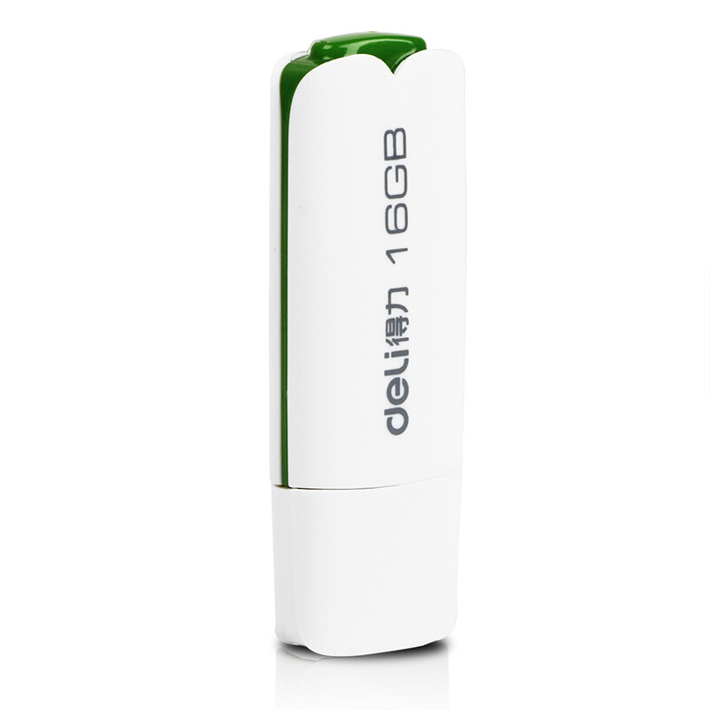 得力(deli) U盘 3723 16G 白色 单只装高清大图