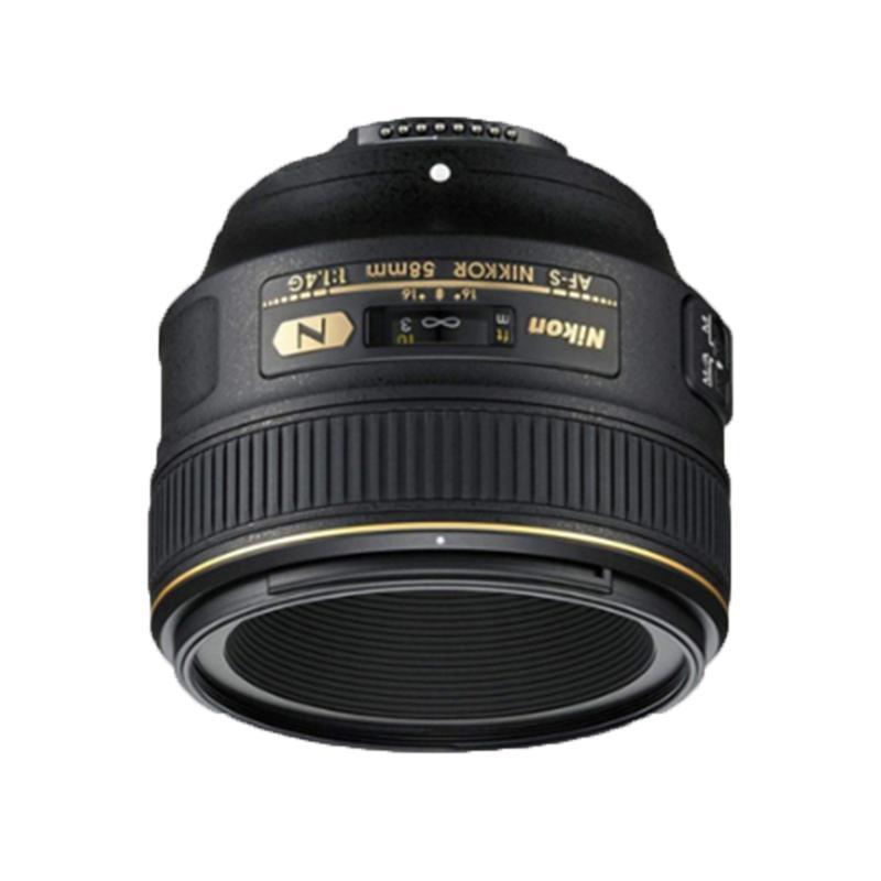 店保五年/尼康 AF-S 58mm f/1.4G 全画幅人像定焦单反镜头原装 58 1.4g 全新港版高清大图