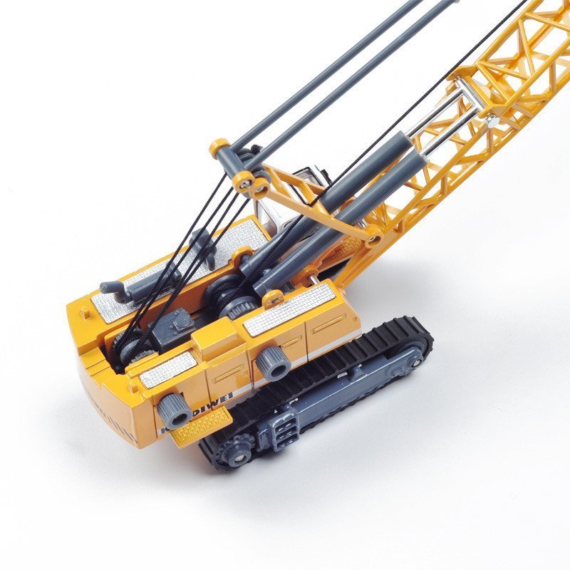 凯迪威合金工程车模型1:87塔式缆索挖掘车吊车玩具原厂仿真儿童625015