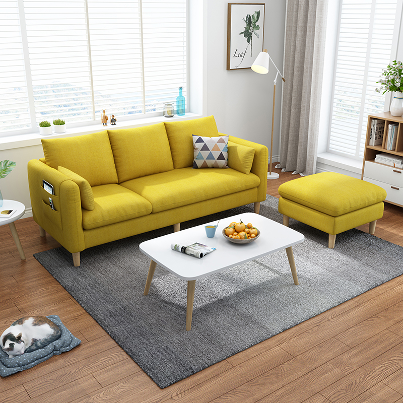 2019新款沙发小户型网红款 农村家用现代简约客厅组合双人便宜123