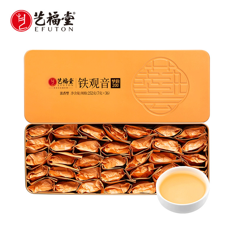 艺福堂梦韵浓香型铁观音一级252g/盒(梦韵200)