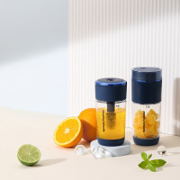 摩飞电器(Morphyrichards)榨汁机果汁机气泡果汁杯榨汁杯家用便携式水果榨汁机 MR9801