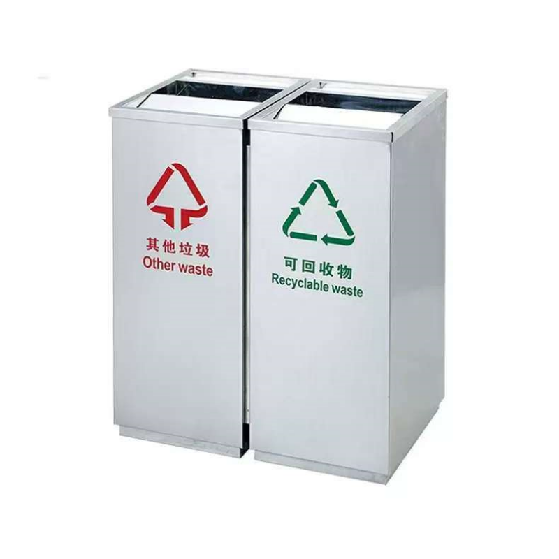 旭目竹 方形分类垃圾桶 BP-194 个高清大图