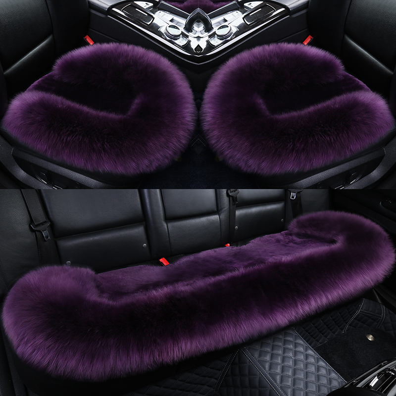 羊毛汽车坐垫冬季毛绒马自达3昂克赛拉阿特慈睿翼cx30/CX4/CX9/CX7/CX5/CX3/CX8座垫传枫