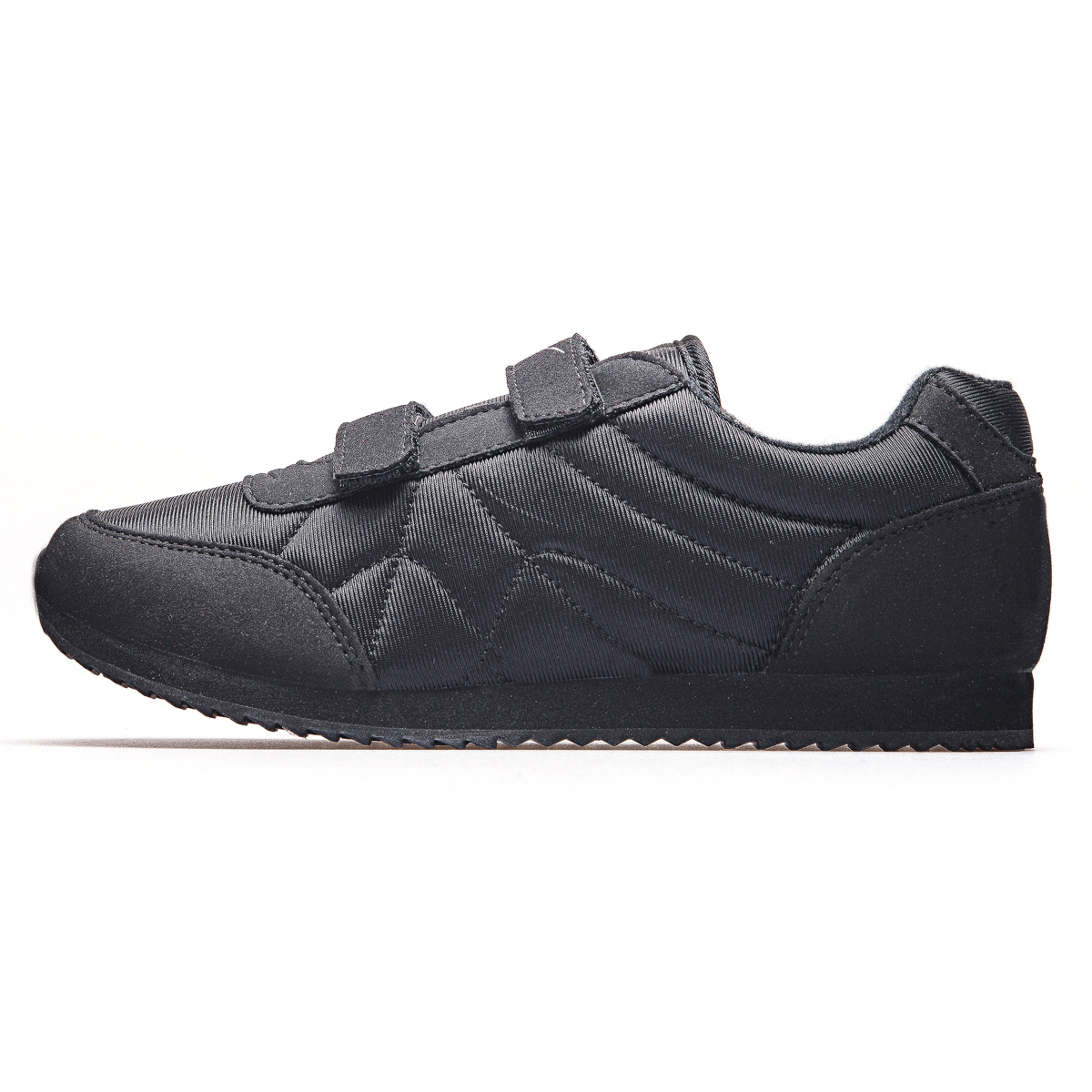 双星春秋老人鞋款中老年健步鞋防滑耐磨爸爸鞋轻便软底妈妈鞋9068 39码 黑色加大一码