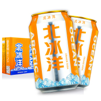 北冰洋橙汁汽水330ml*24听果汁儿碳酸饮料整箱