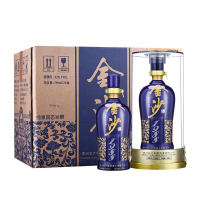 金沙回沙酒 蓝钻1988 53度 500ml*6瓶 整箱装 酱香型白酒 贵州金沙酱酒 纯粮食高度白酒礼盒装 商务宴请送礼