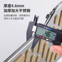 [补贴10%]不锈钢汽车耐磨踏板加厚脚踏板主驾驶室金属修补脚垫加宽保护防滑