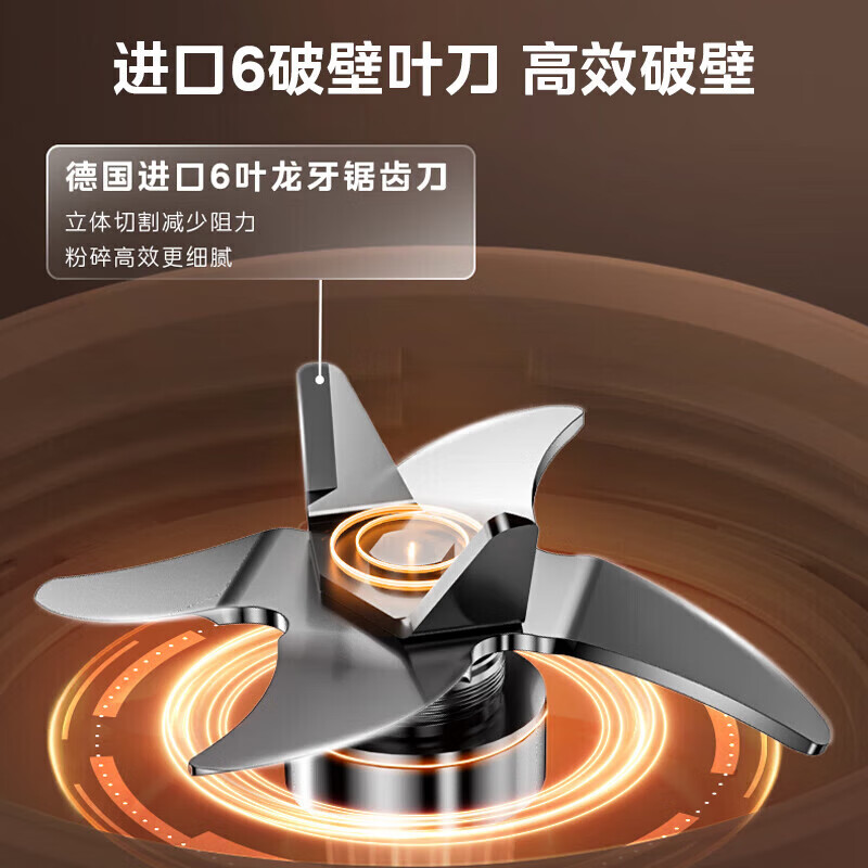 美的(Midea)安睡Max低音破壁机豆浆机家用可拆洗1.75L大容量榨汁机料理机 MJ-PB1S1高清大图