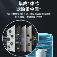 美的(midea)零混水净饮机家用直饮水机加热一体机自来水免安装净水机台式静净M2净饮机JR1878T-NF