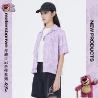 [1件5折价:95]美特斯邦威女MTEE草莓熊染整短袖衬衫
