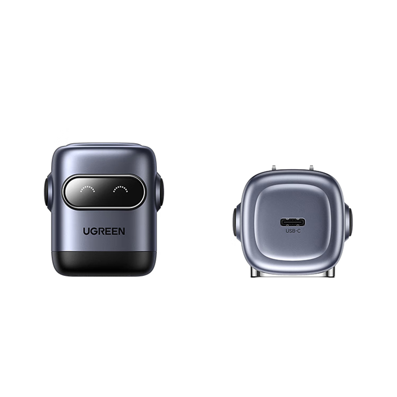 绿联(UGREEN)30W小机器人氮化镓充电器iPhone16充电头兼容pd20W苹果平板Type-C快充头