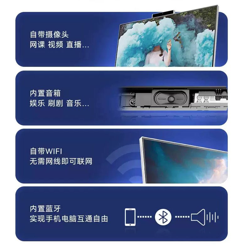 惠普HP 星系列青春版高清一体机电脑27英寸(i3-1215U 16G 512GSSD 无线蓝牙 注册三年上门)FHD高色域