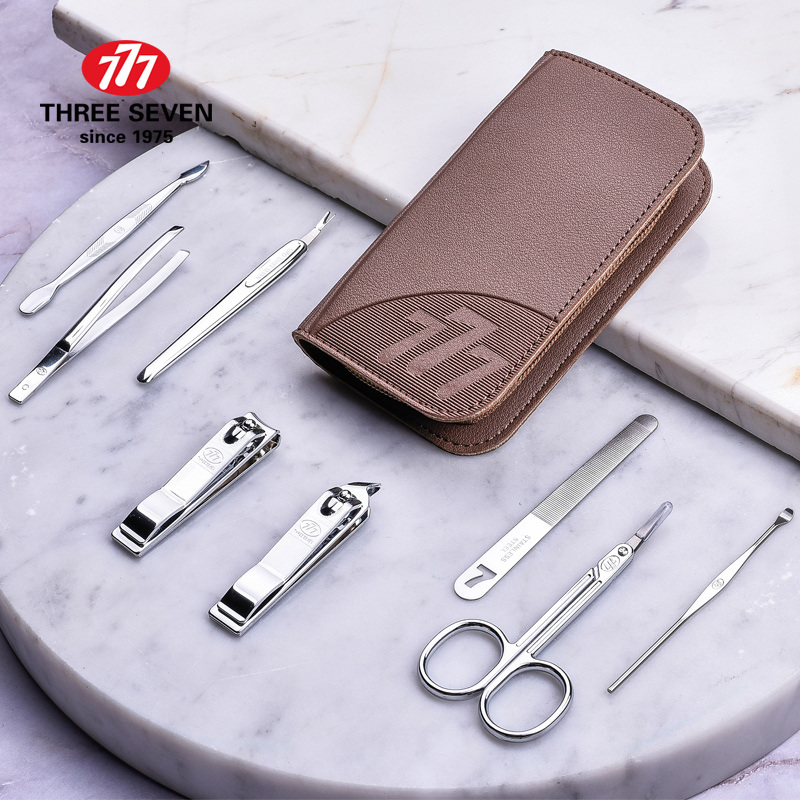 (THREE SEVEN777)指甲修护套装8件套TSM-720（蓝色、棕色）高清大图