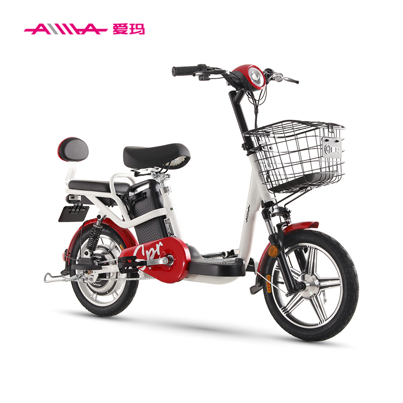 爱玛aima春生电动车锂电代步电池可提取新国标3c大证