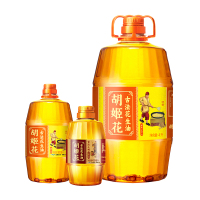 胡姬花古法特香型花生油5.3L(4L+900ml+400ml)组合装食用油压榨一级家用炒菜花生食用油 花生油胡姬花旗舰店