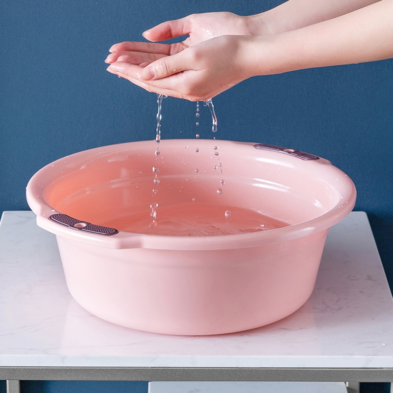塑料脸盆法耐家用大号加厚婴儿小号洗衣服盆学生宿舍用洗脸盆子洗脚盆