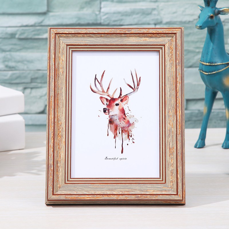 相框摆台5寸6寸7寸8寸10寸12寸a4挂墙画框婚纱创意加洗照片框定制北欧