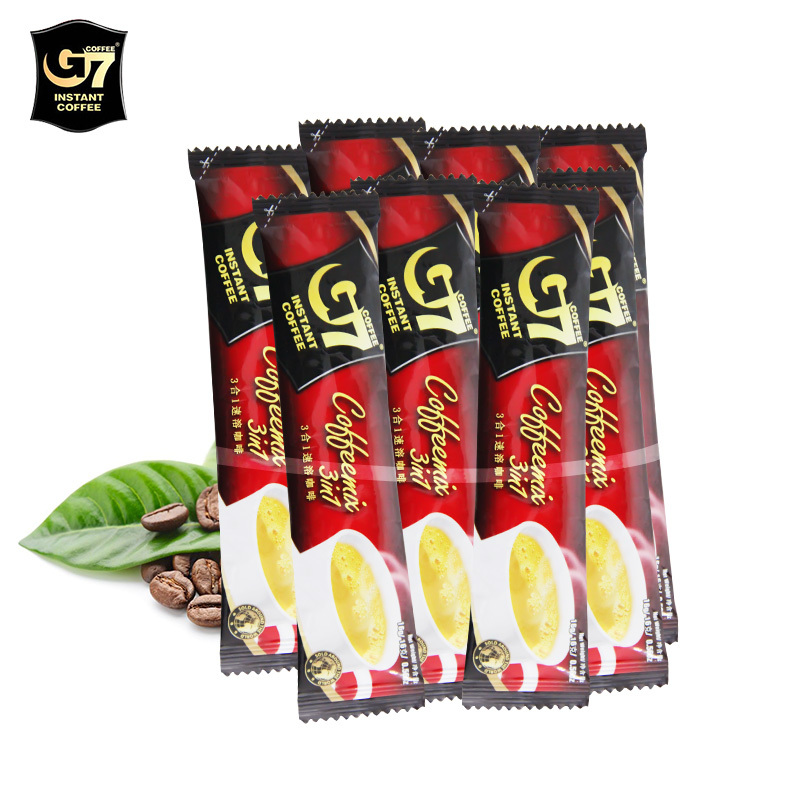 越南进口中原G7 coffee原味咖啡三合一速溶咖啡粉30条试饮小条装散装