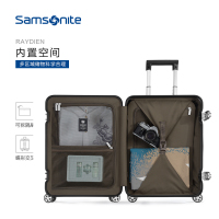 新秀丽(samsonite)铝镁合金箱万向飞机轮拉链箱其他男女旅行拉杆箱登机箱20/23寸DB3