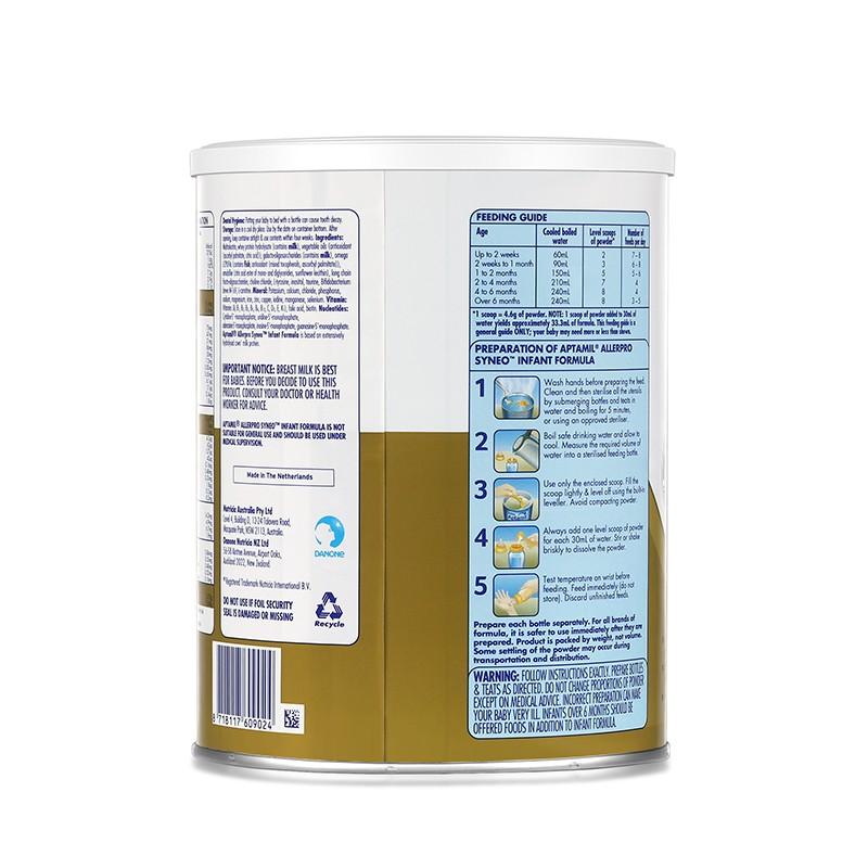 原装进口澳洲l爱他美AllerPro深度水解抗过敏湿疹奶粉1段 900g/罐高清大图