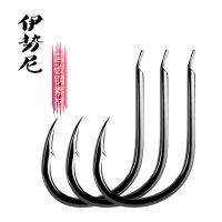 鱼钩绑钩器新型不锈钢手动绑鱼钩器快速绑钓器子线双沟拴钩器工具 盒装100枚伊势尼鱼钩7#