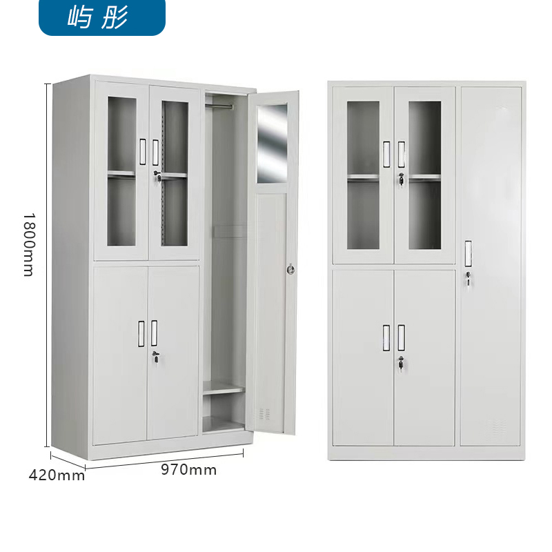 屿彤多功能办公柜五门更衣柜YTGZ-012/组高清大图