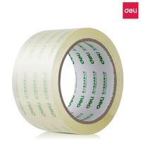 得力(deli) 30323 透明封箱胶带透明封箱带 60mm*60y*50um打包带物流胶带 6卷/筒H