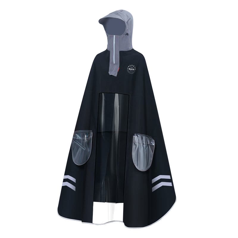 正雨电动电瓶车雨衣加大加厚长款全身防暴雨新款女款摩托专用防水雨披9063图片