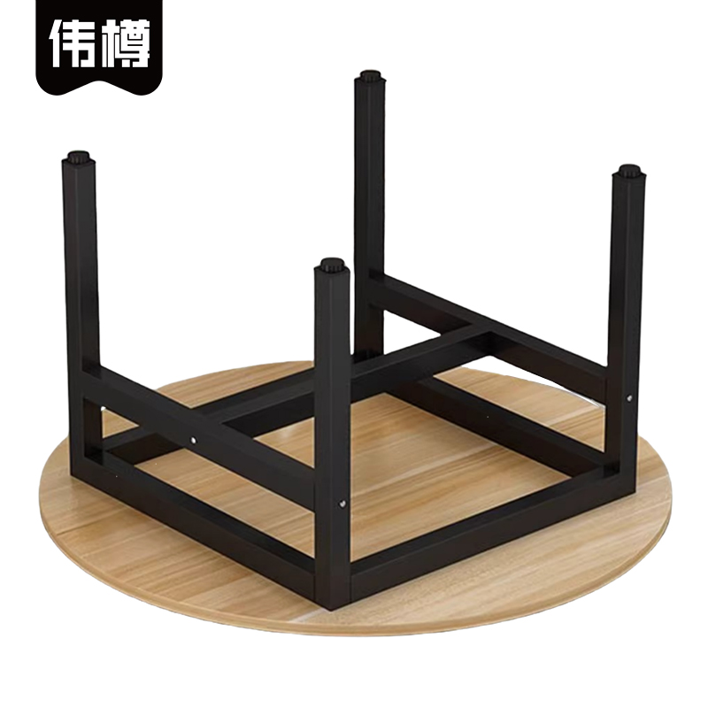 伟樽圆桌餐桌70*70*74cm张高清大图