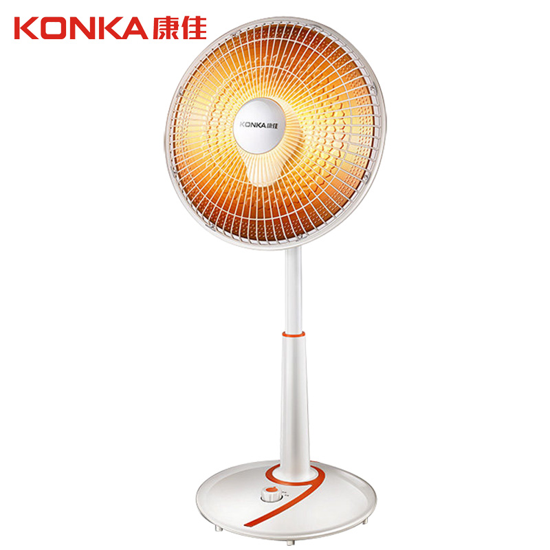 康佳(KONKA)取暖器KH-TY17 开机速热 三档功率 倾倒断电 支持摇头功能 小太阳 电暖气 暖风机 电暖器