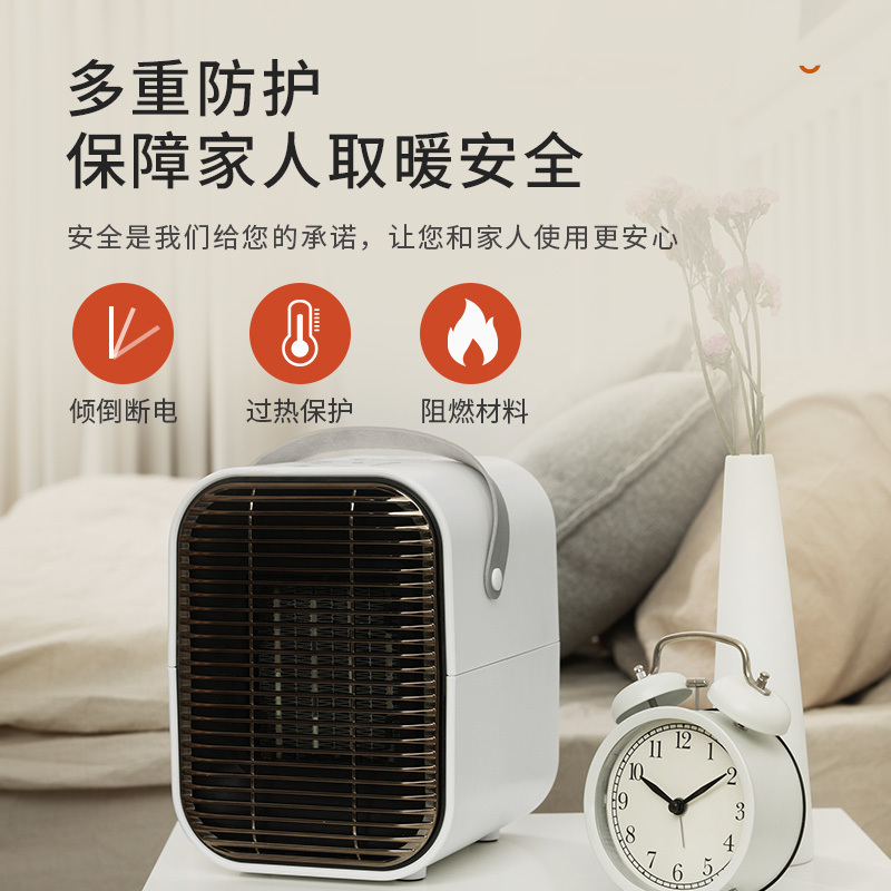 西屋(WESTINGHOUSE) WTH-P13 取暖器 迷你速热电暖器办公卧室客厅小暖炉